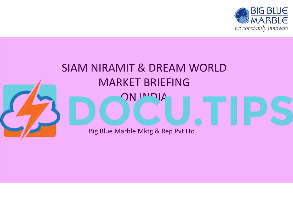 Siam Nirmait Dream World