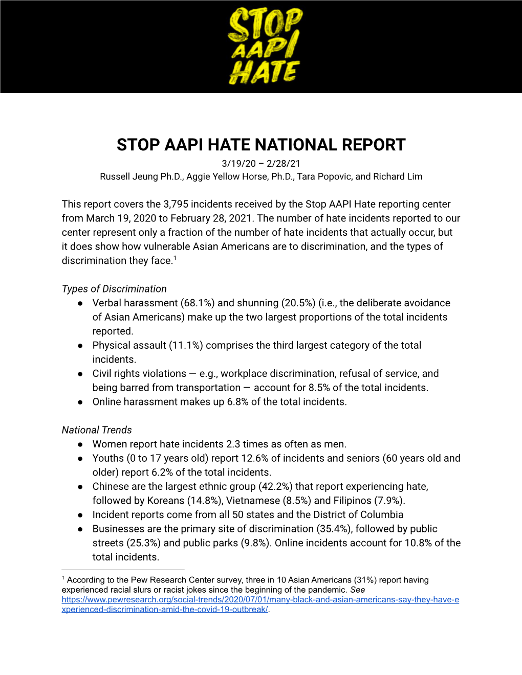 210316 Stop AAPI Hate National Report.Docx