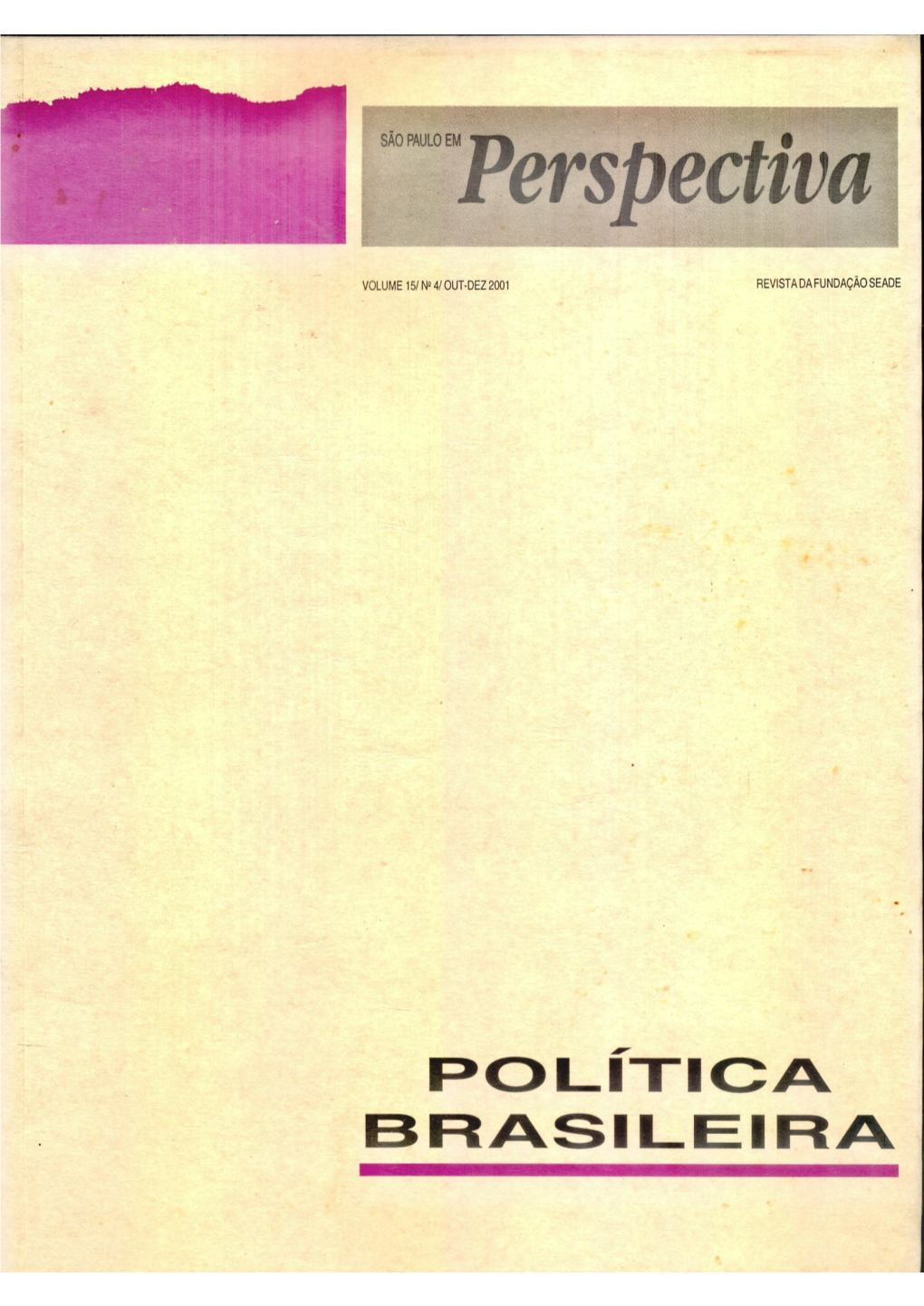 A DEMOCRATIZAÇÀO BRASILEIRA Um Balanço Do Processo Político