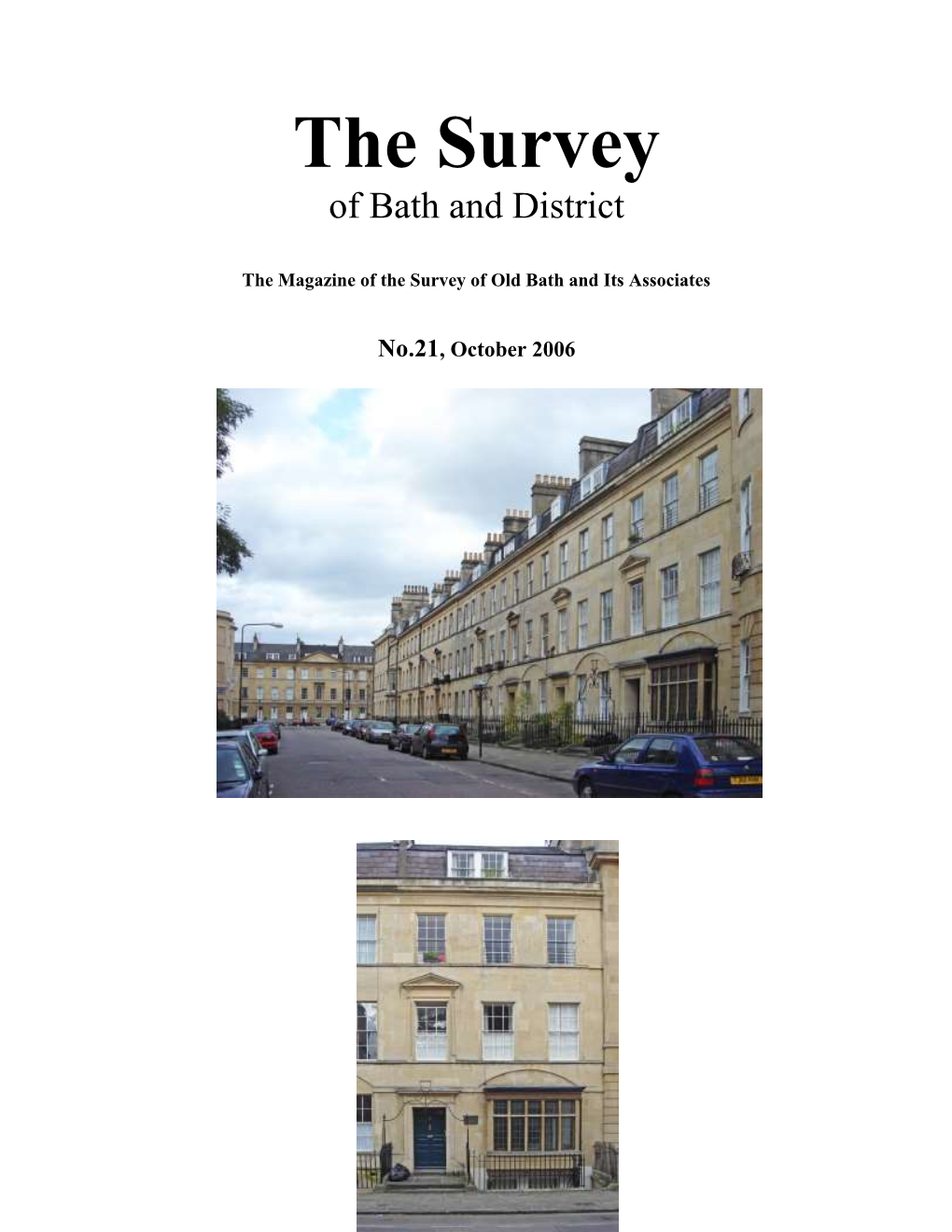 The Survey of Bath and District