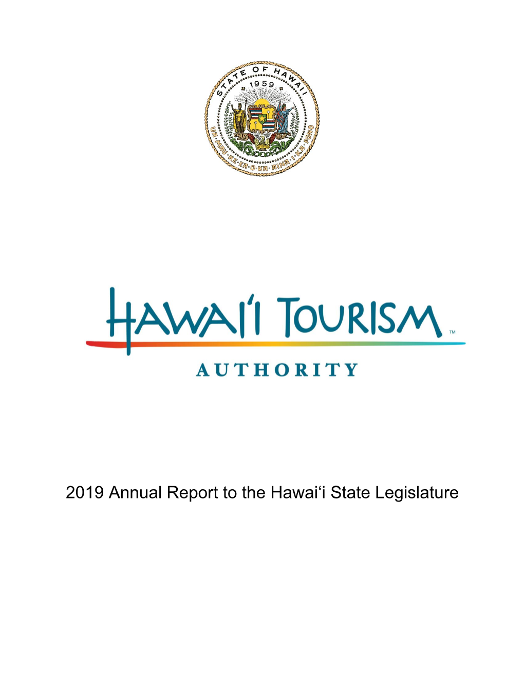 2019 Annual Report to the Hawai'i State Legislature