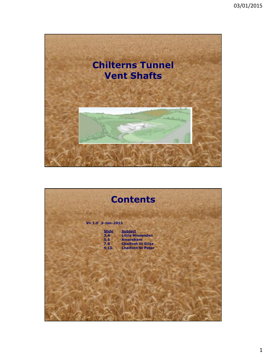 Chilterns Tunnel Vent Shafts