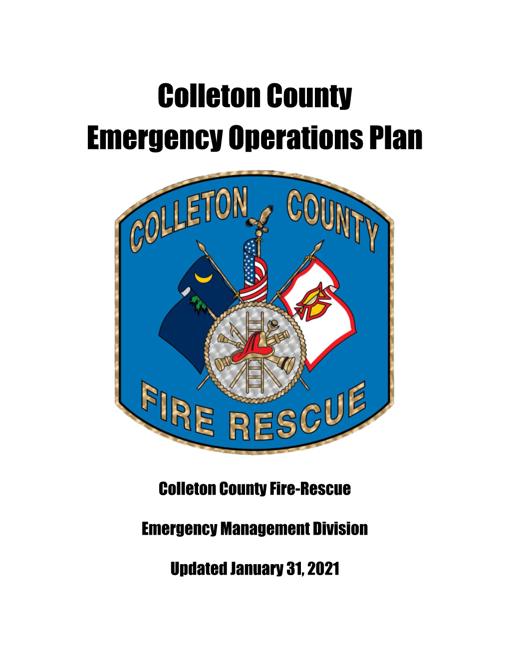 Colleton County Emergency Operations Plan