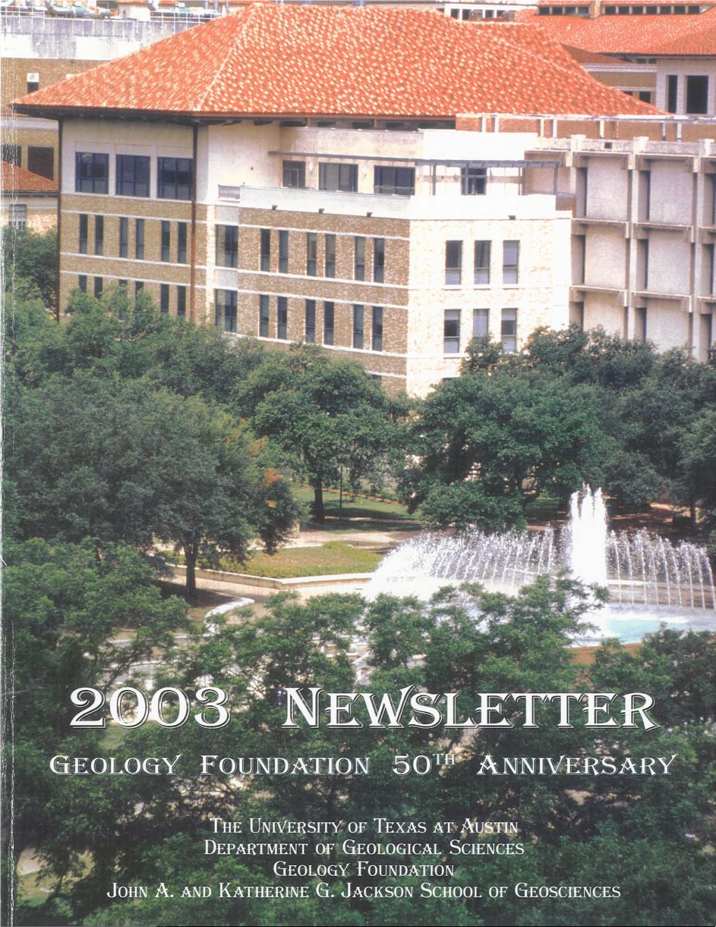 Geology Foundation 50Th Anniversary