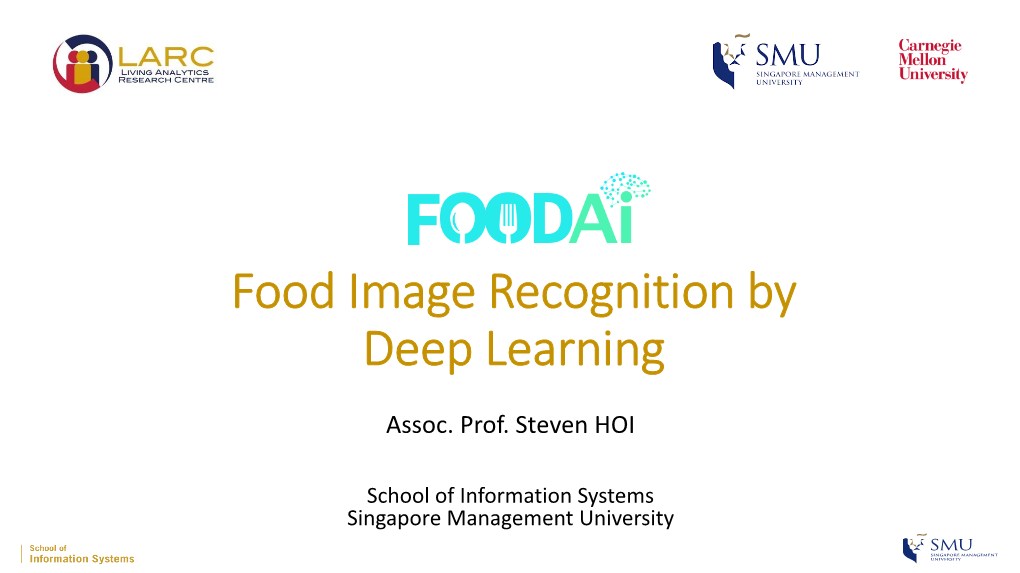 Food Image Recognition by Deep Learning