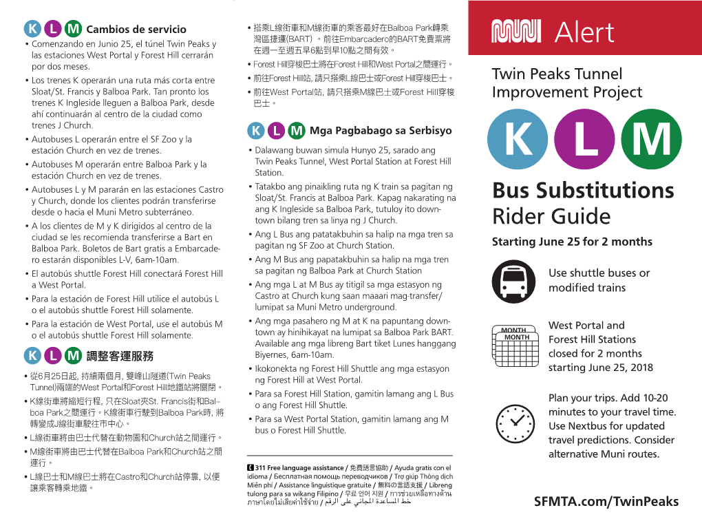 Bus Substitutions Rider Guide