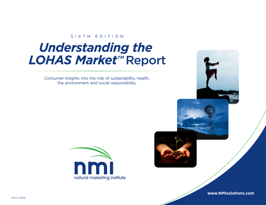 Understanding the LOHAS Consumer