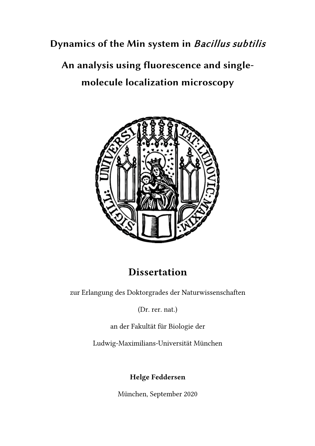 An Analysis Using Fluorescence and Single-Molecule Localization