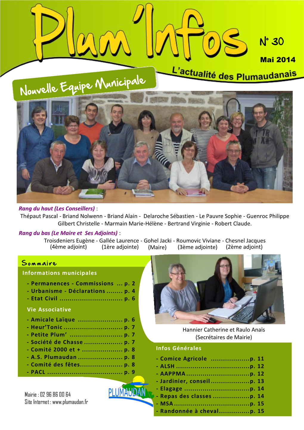 Nouvelle Equipe Municipale