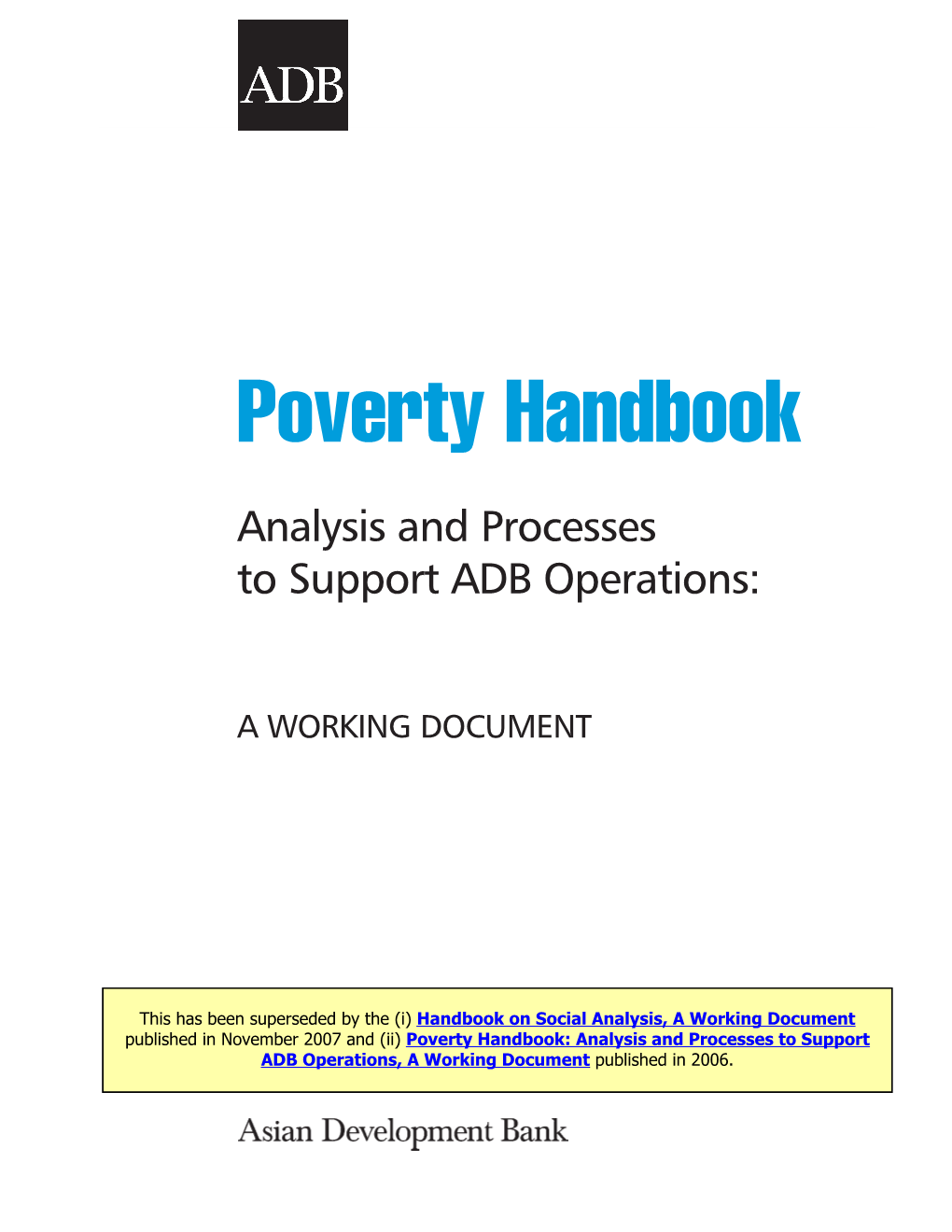 Poverty Handbook