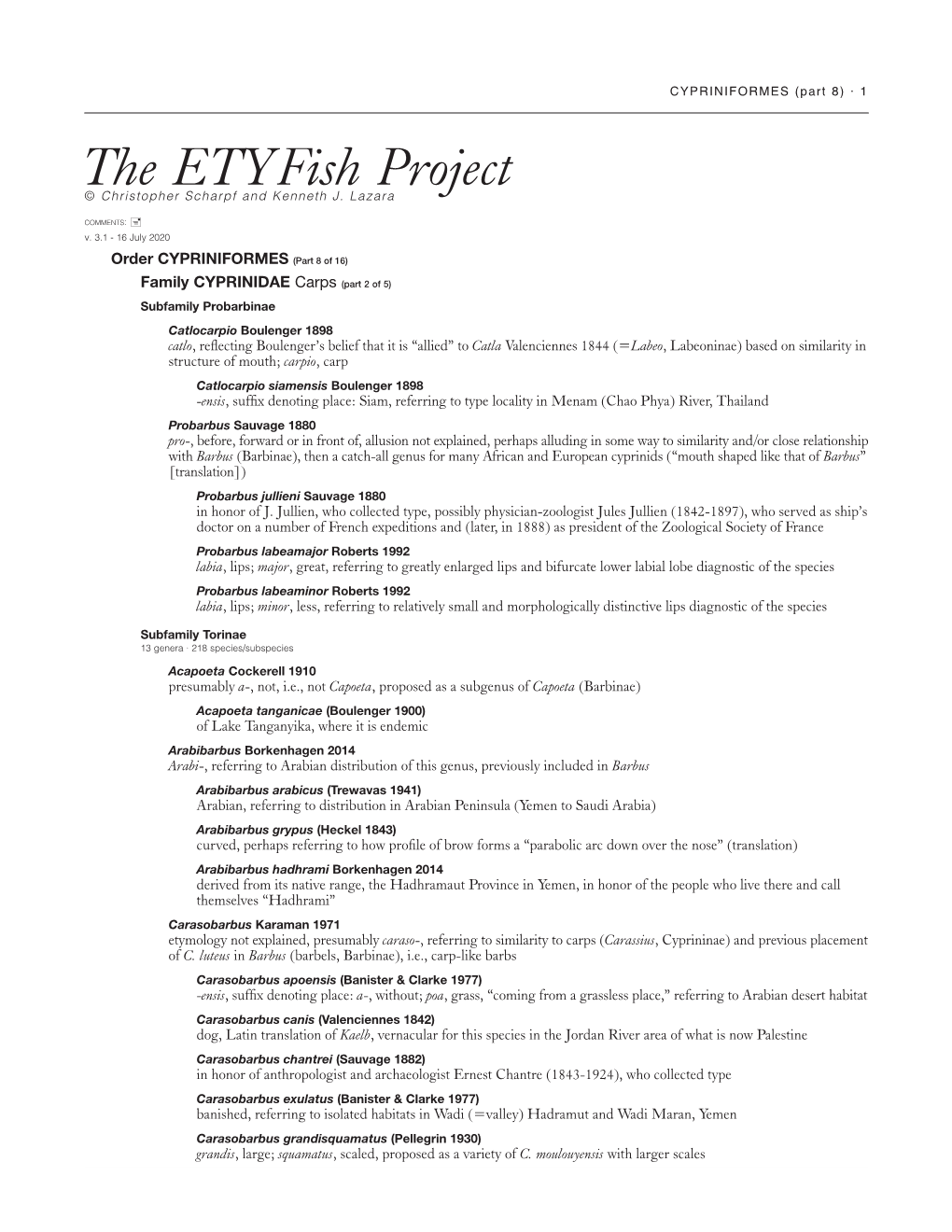 The Etyfish Project © Christopher Scharpf and Kenneth J