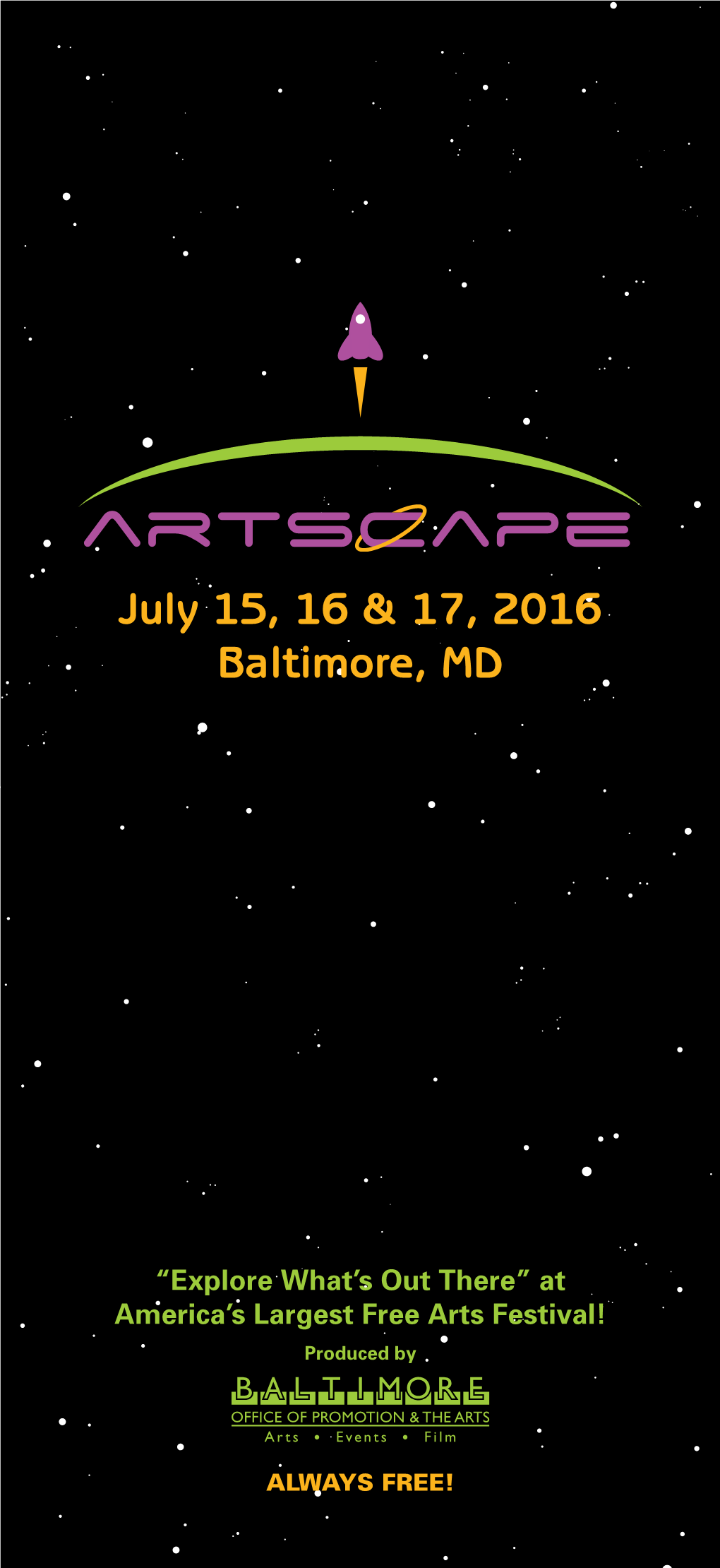 July 15, 16 & 17, 2016 Baltimore, MD