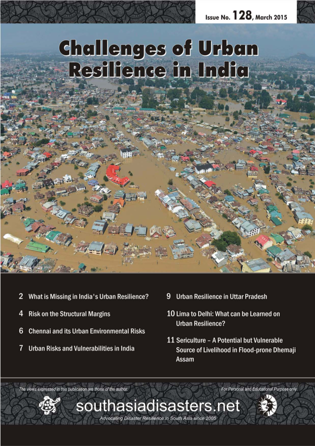 Challenges of Urban Resilience in India