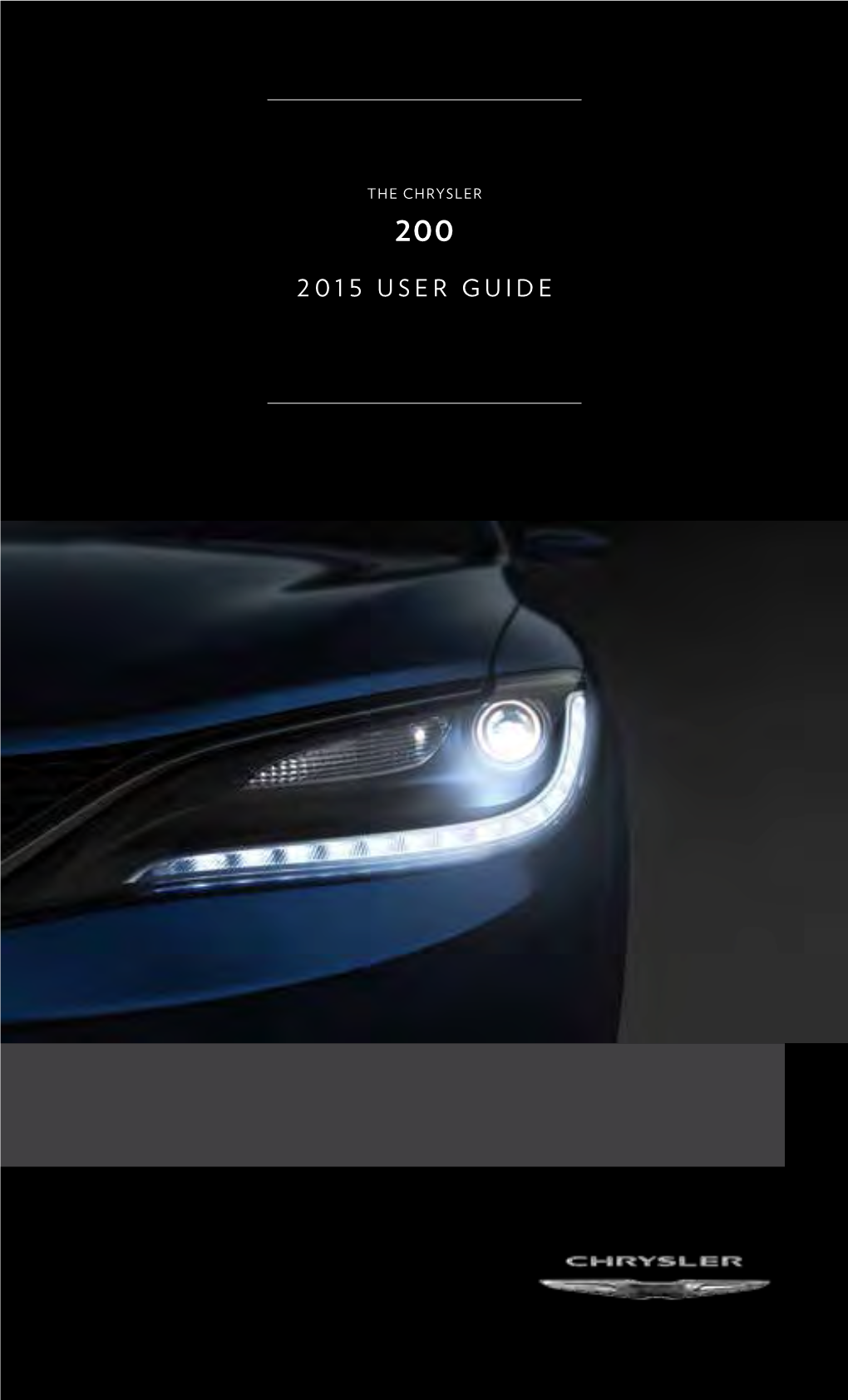 2015 Chrysler 200 User's Guide