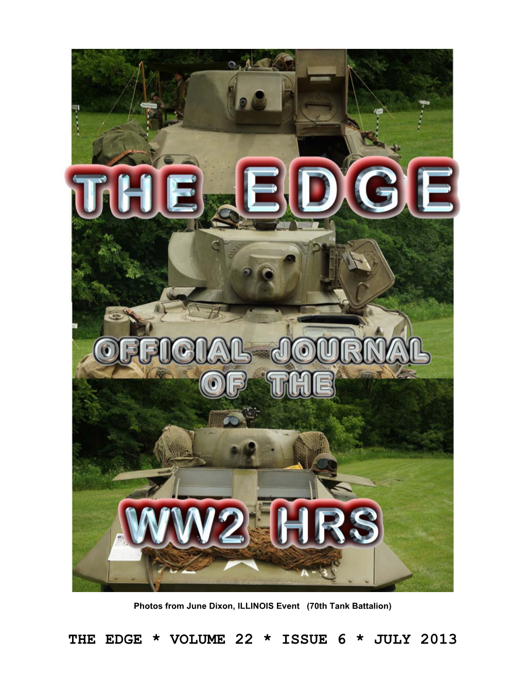 The Edge * Volume 22 * Issue 6 * July 2013