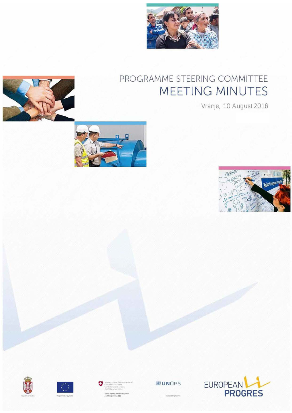 Minutes from the Ninth European PROGRES Steering Committee, 10