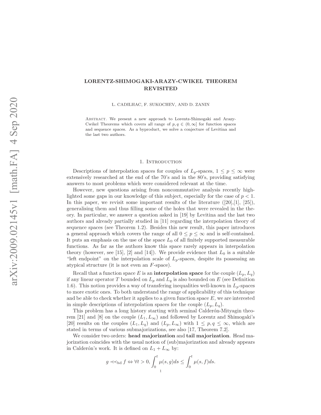Lorentz-Shimogaki-Arazy-Cwikel Theorem Revisited