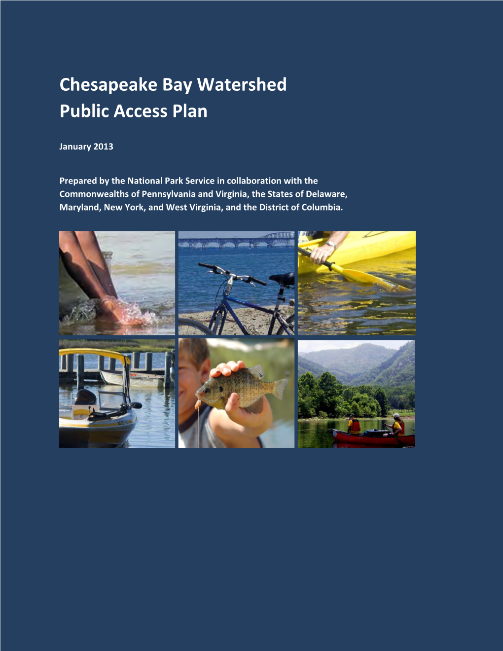 Chesapeake Bay Watershed Public Access Plan