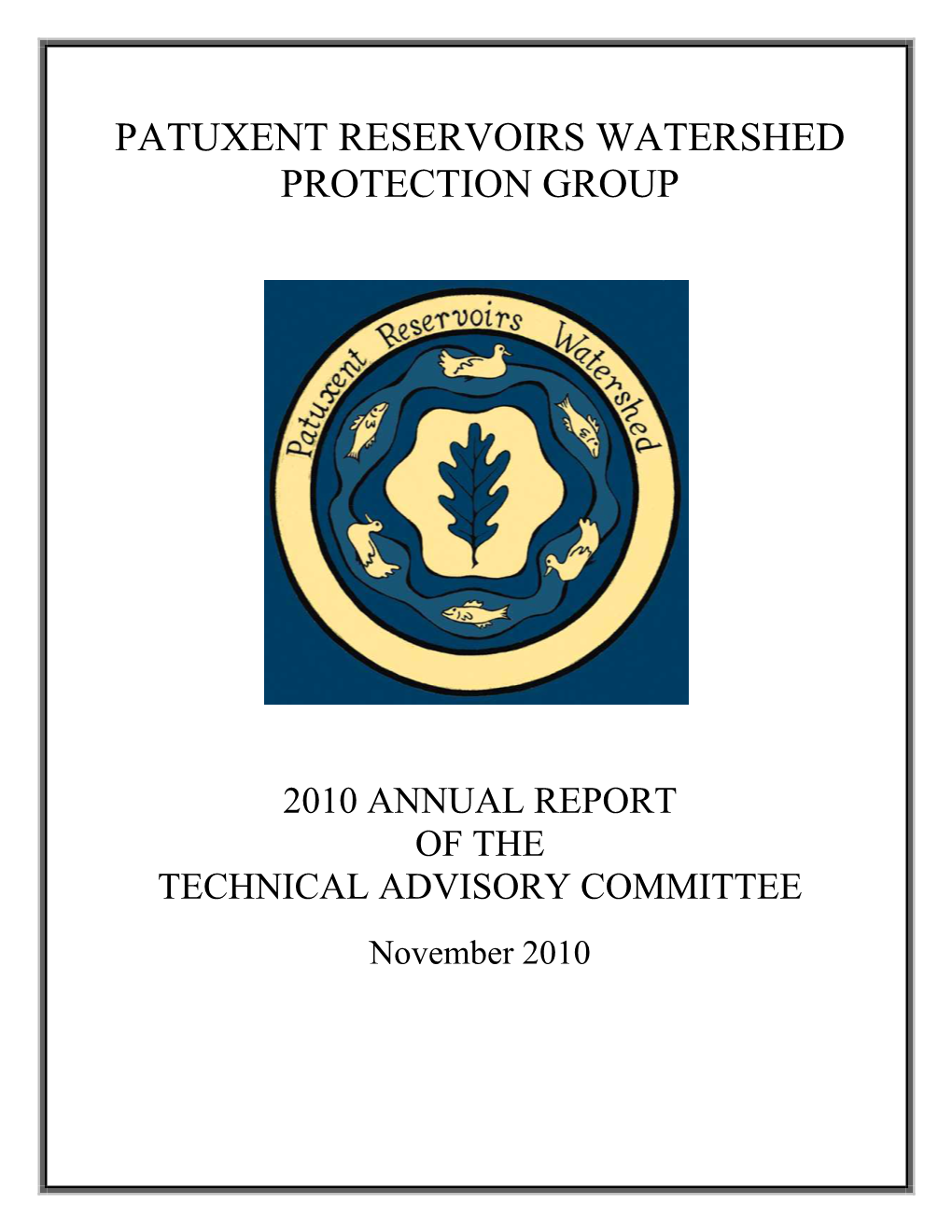 Patuxent Reservoirs Watershed Protection Group