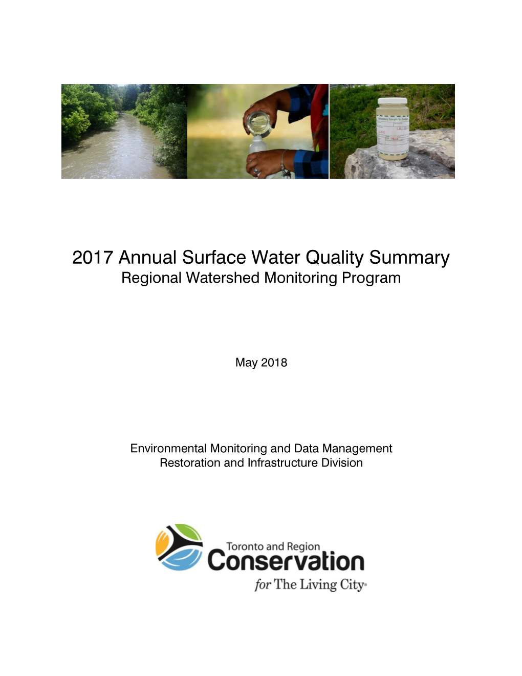 2017 Annual Surface Water Quality Summary Regional Watershed Monitoring Program