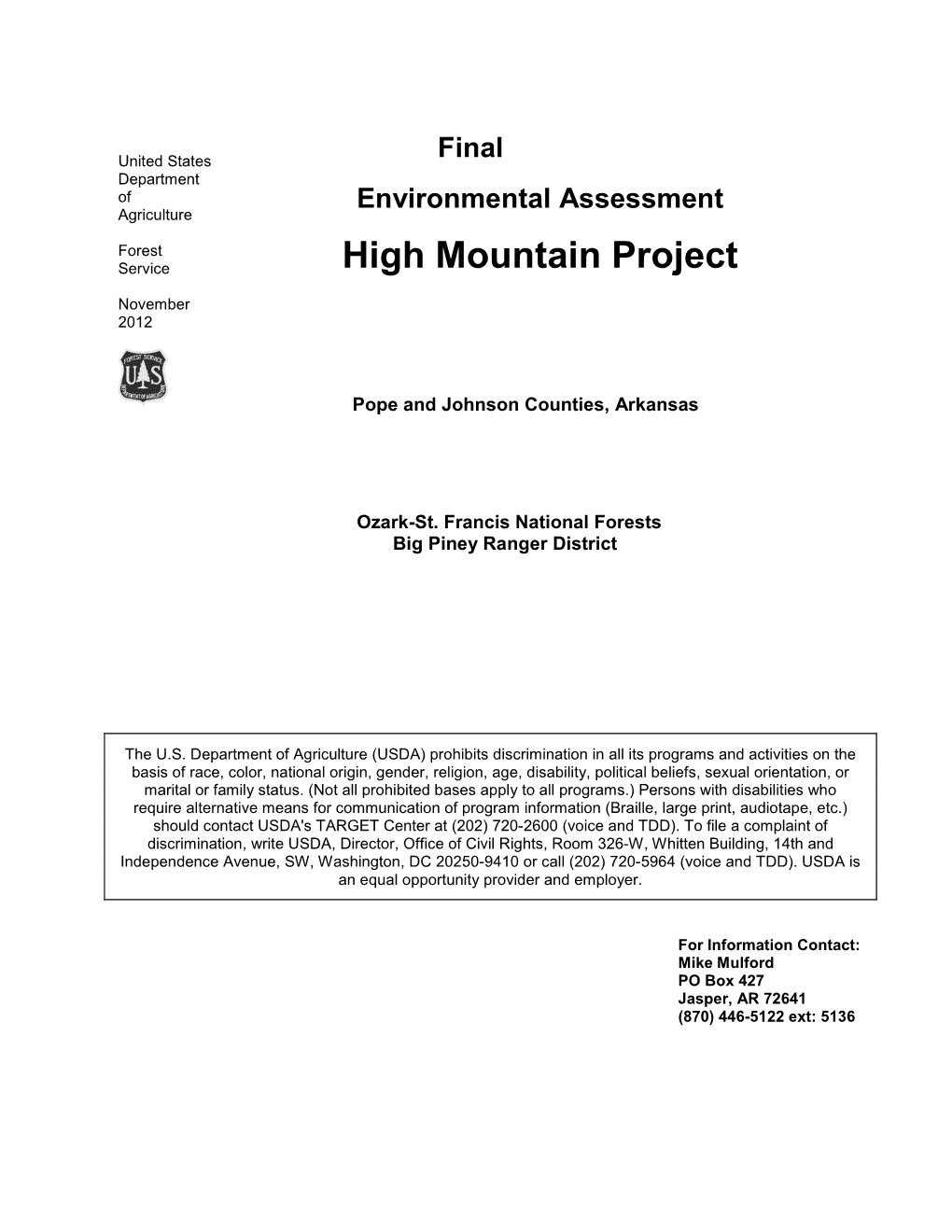 High Mountain Project