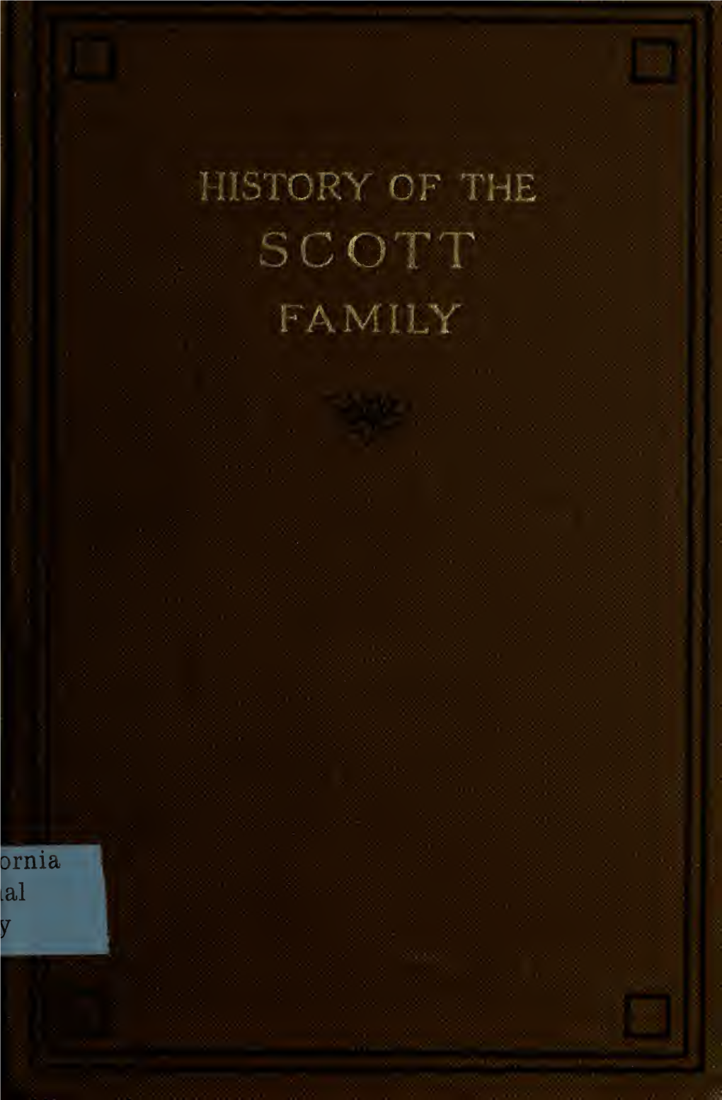 History of the Scott Family