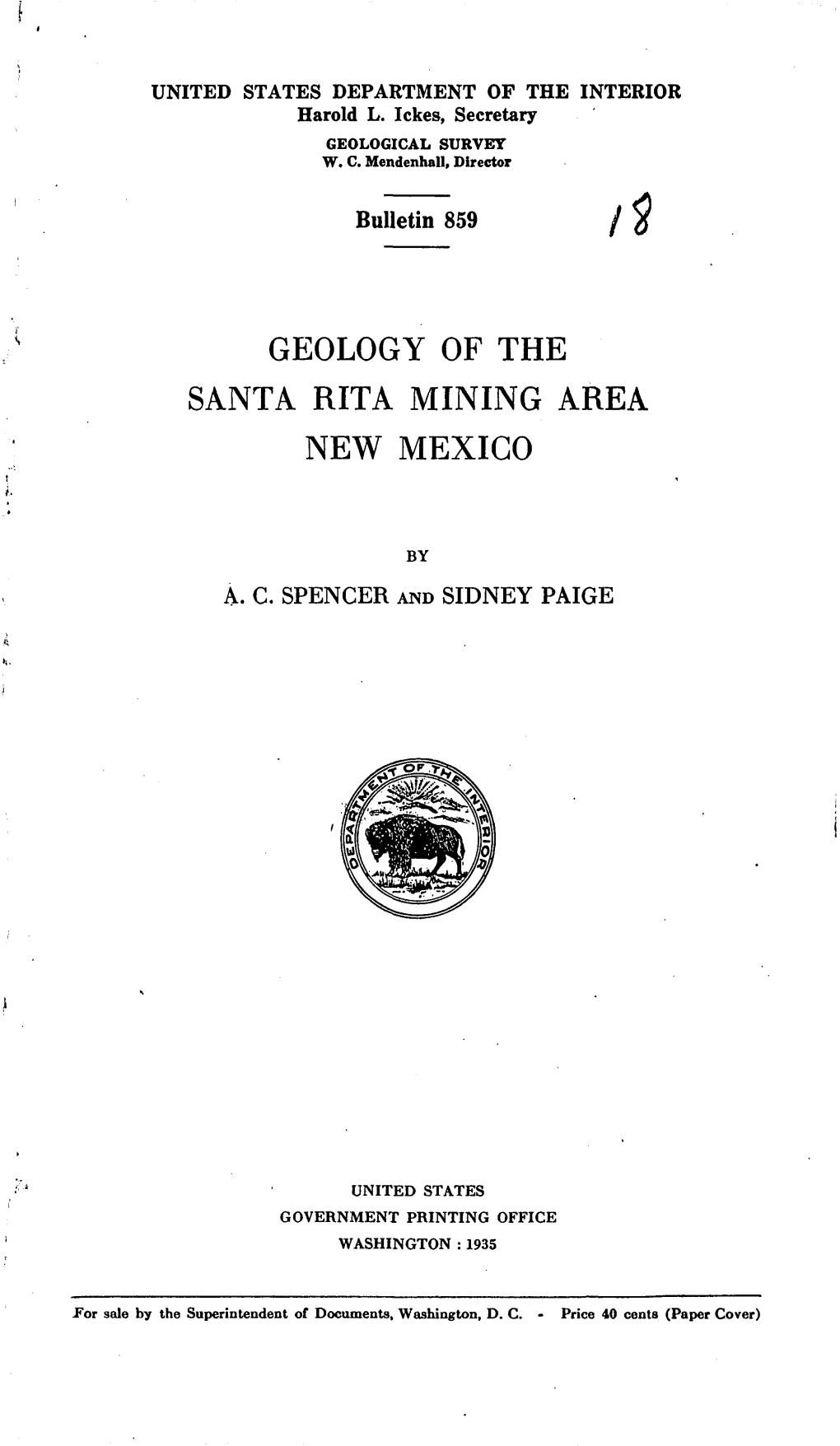 Santa Rita Mining Area New Mexico