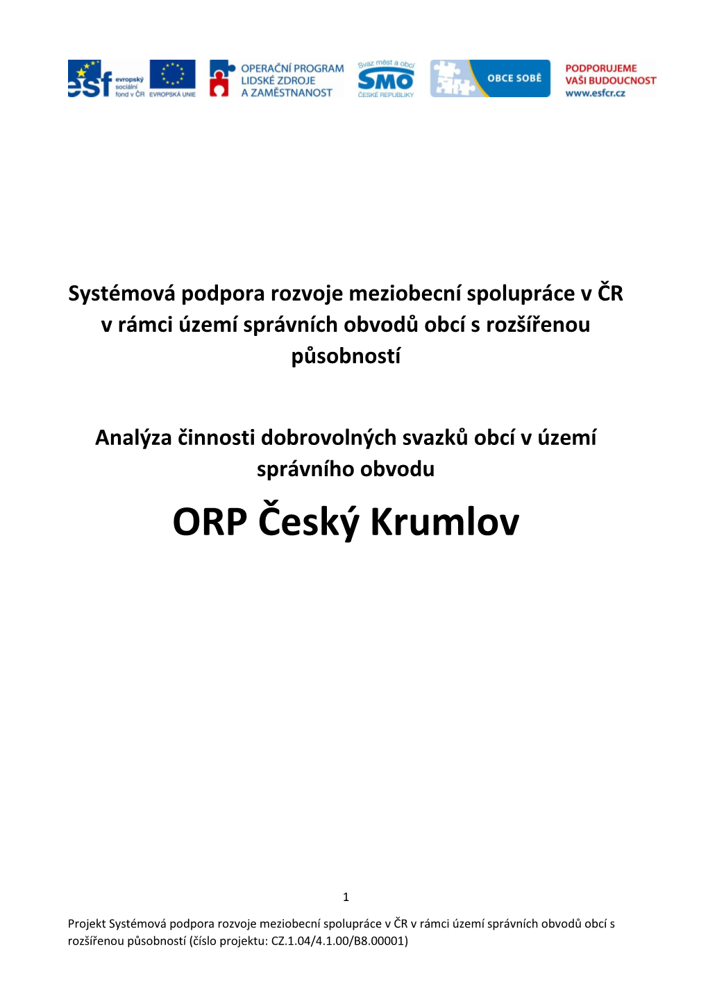 ORP Český Krumlov