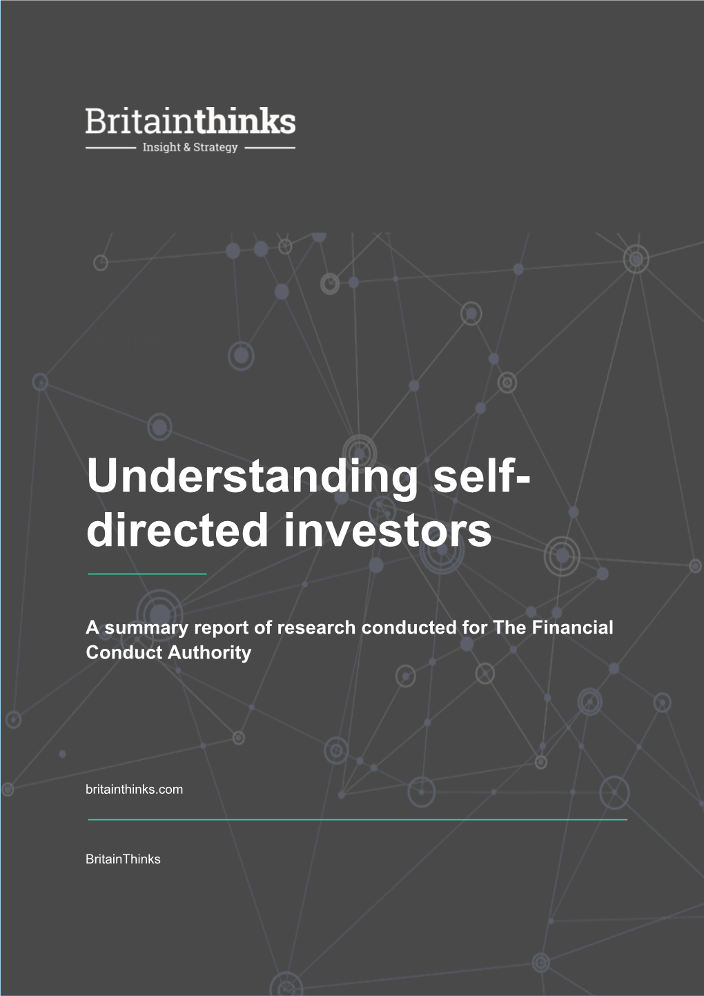 Understanding Self- Directed Investors