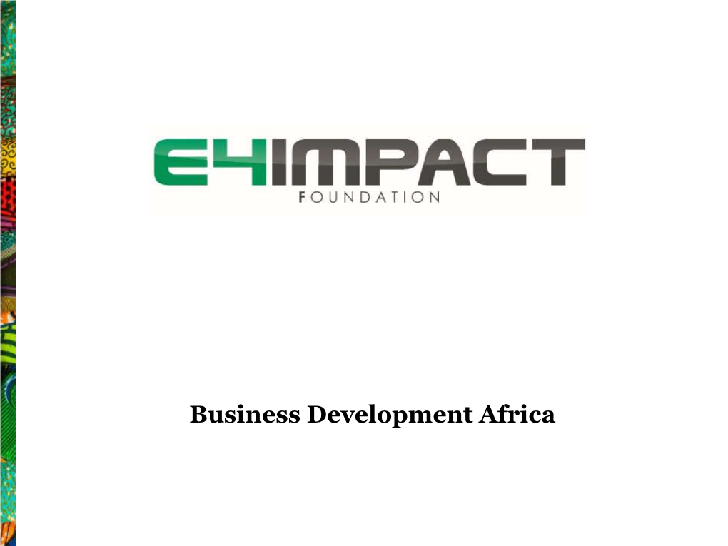 Business Development Africa