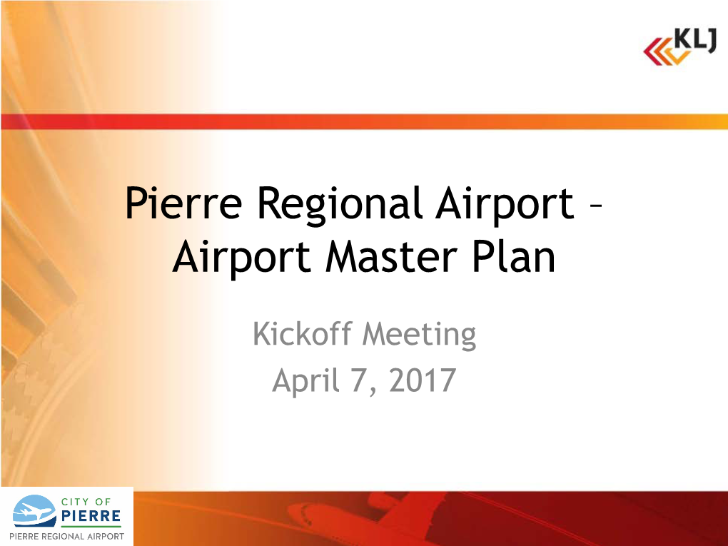 Pierre Regional Airport – Airport Master Plan