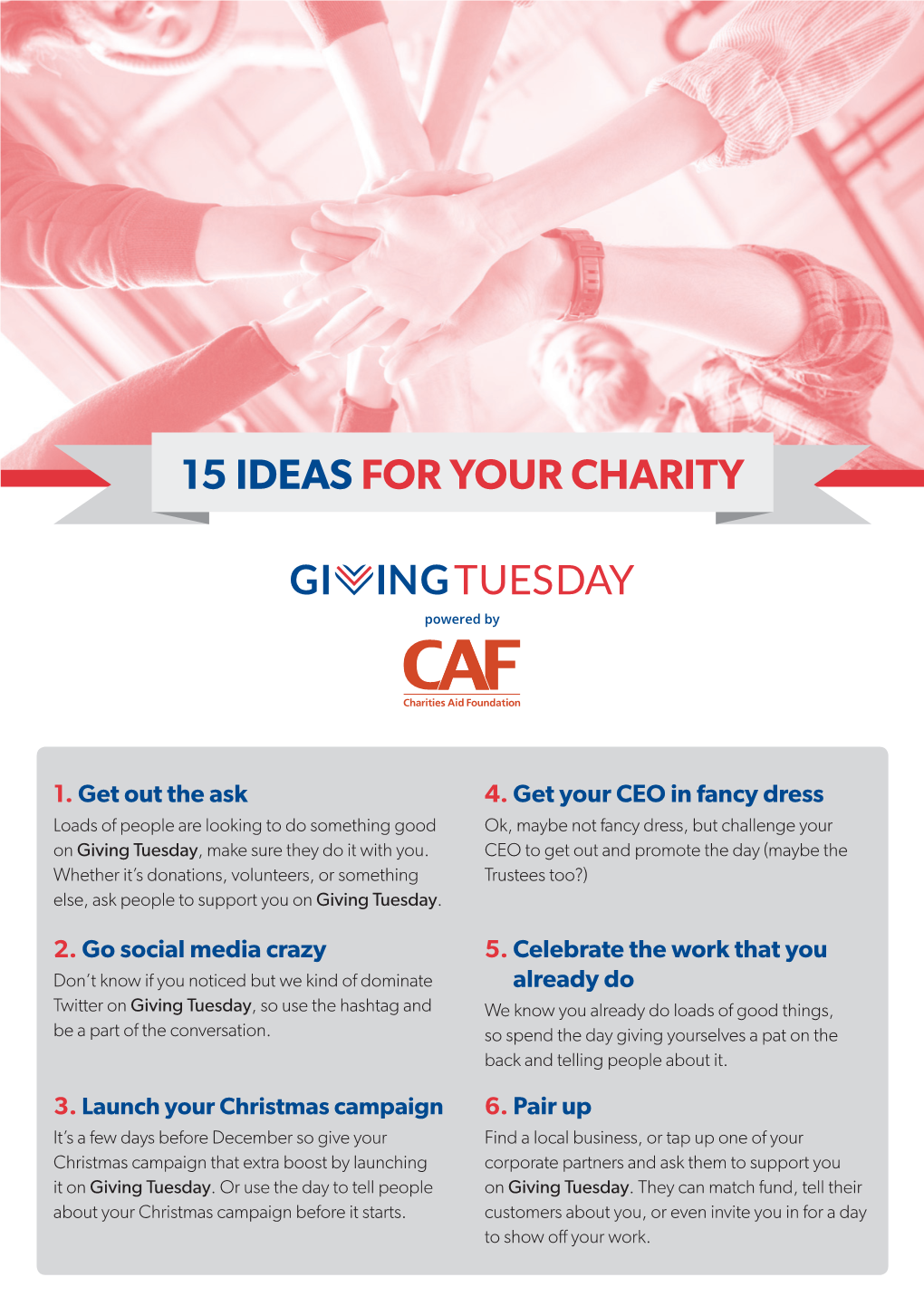 15 Ideas for Your Charity