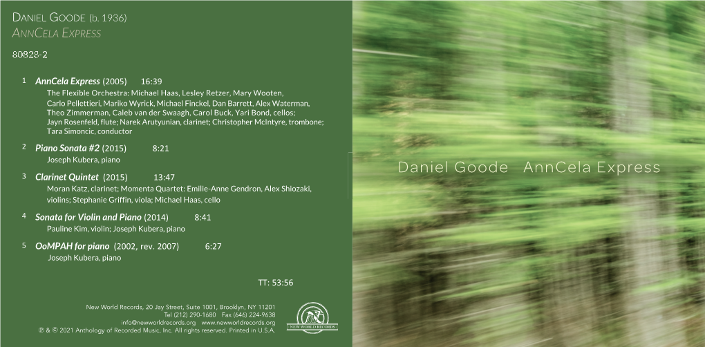 Daniel Goode Anncela Express