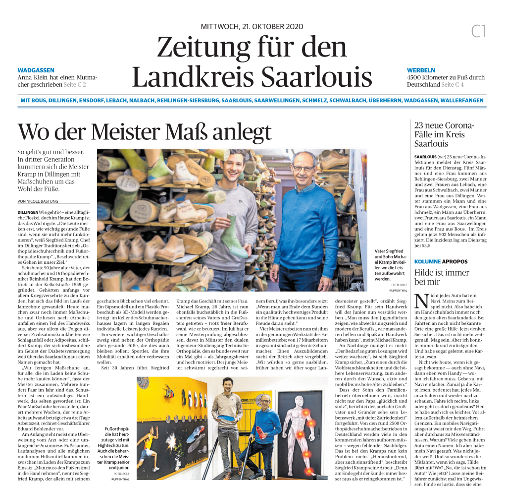 Zeitung Für Den Landkreis Saarlouis