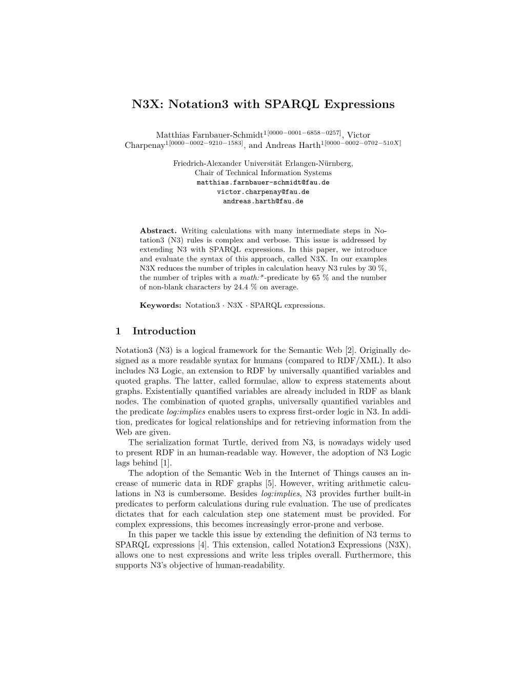 N3X: Notation3 with SPARQL Expressions