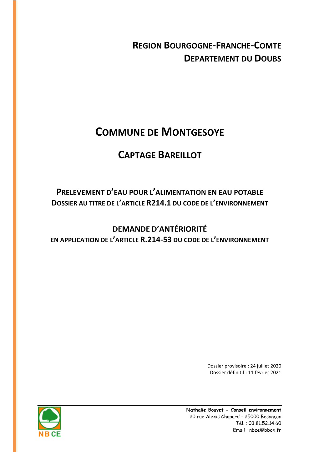 Commune De Montgesoye