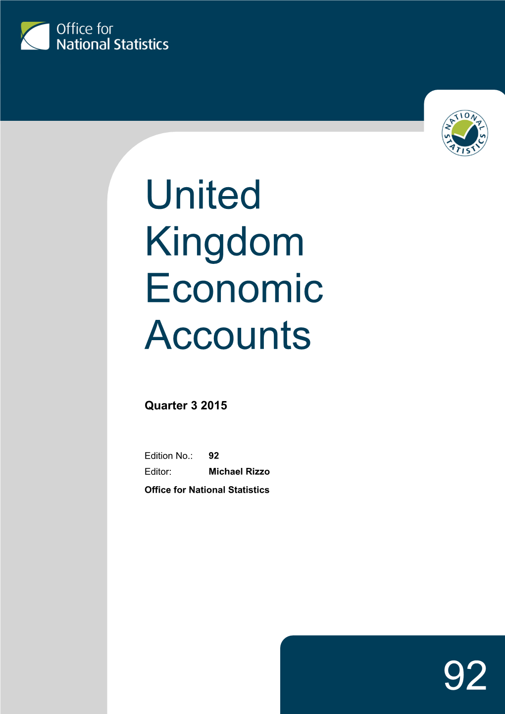 UK Economic Accounts, Quarter 3