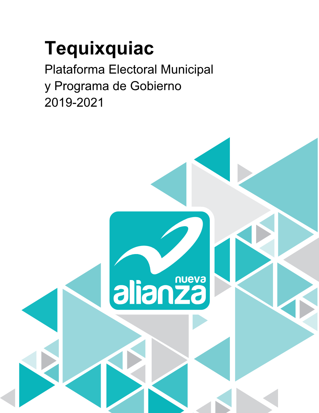 Tequixquiac Plataforma Electoral Municipal Y Programa De Gobierno 2019-2021