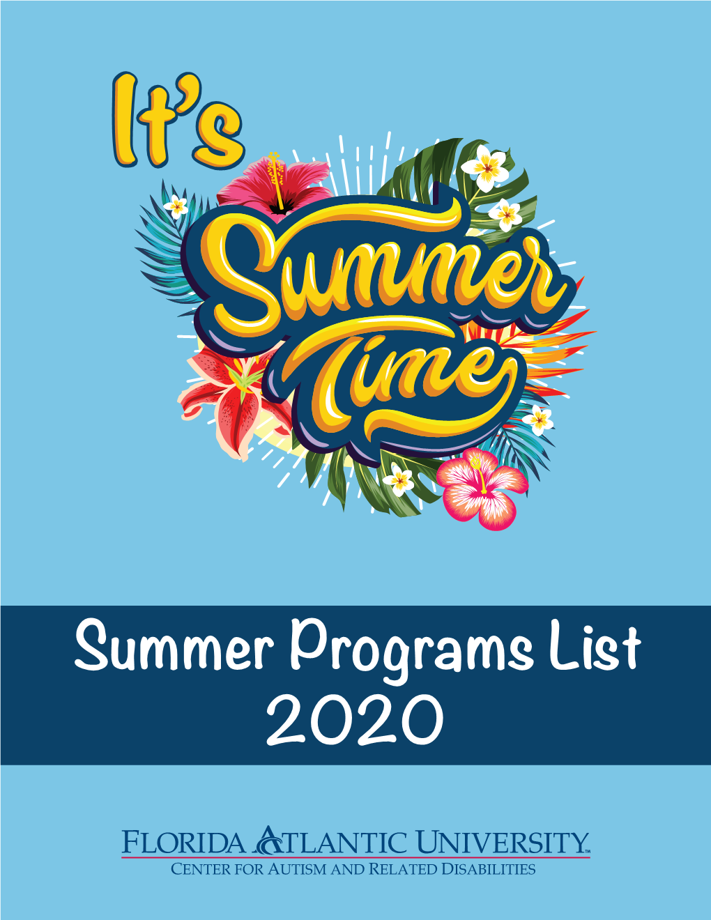 Summer Programs List 2020 We Are in Unusual Times