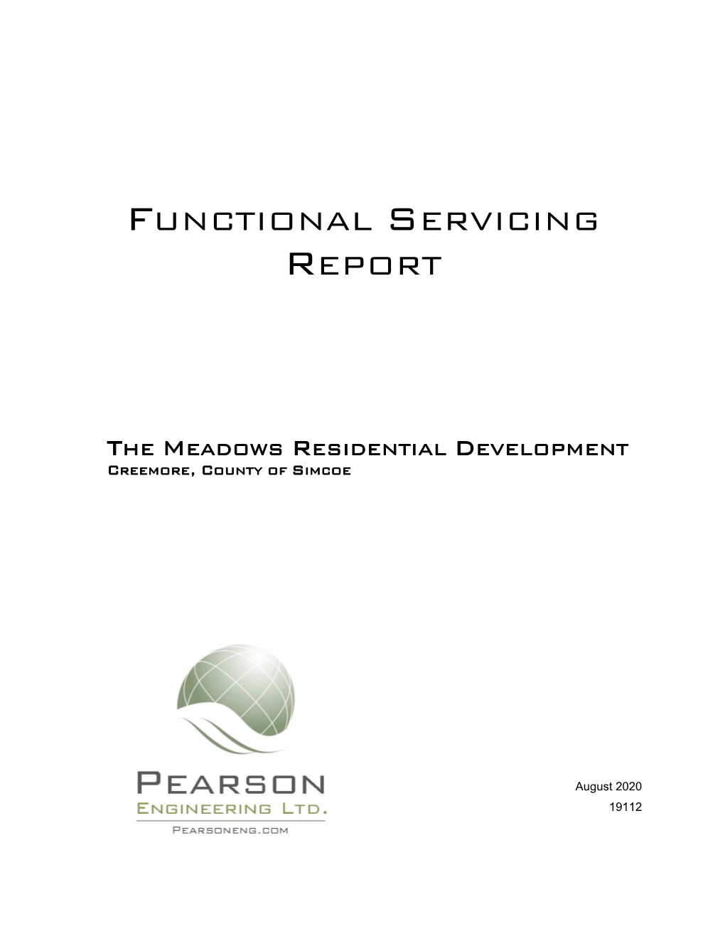 Functional Servicing Report