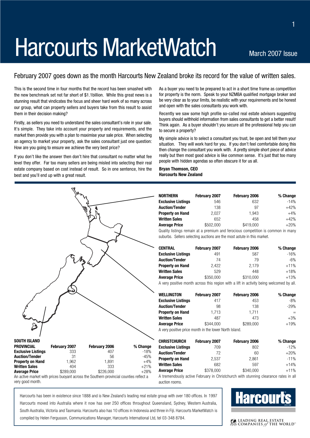 Harcourts Marketwatch March 2007 Issue