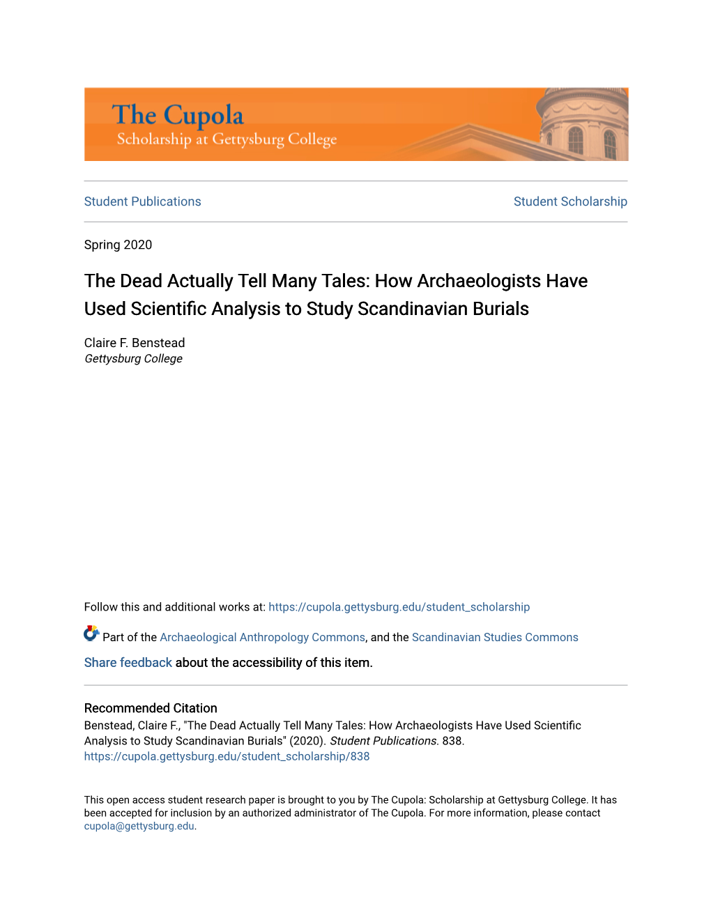 How Archaeologists Have Used Scientific Analysis to Study Scandinavian Burials