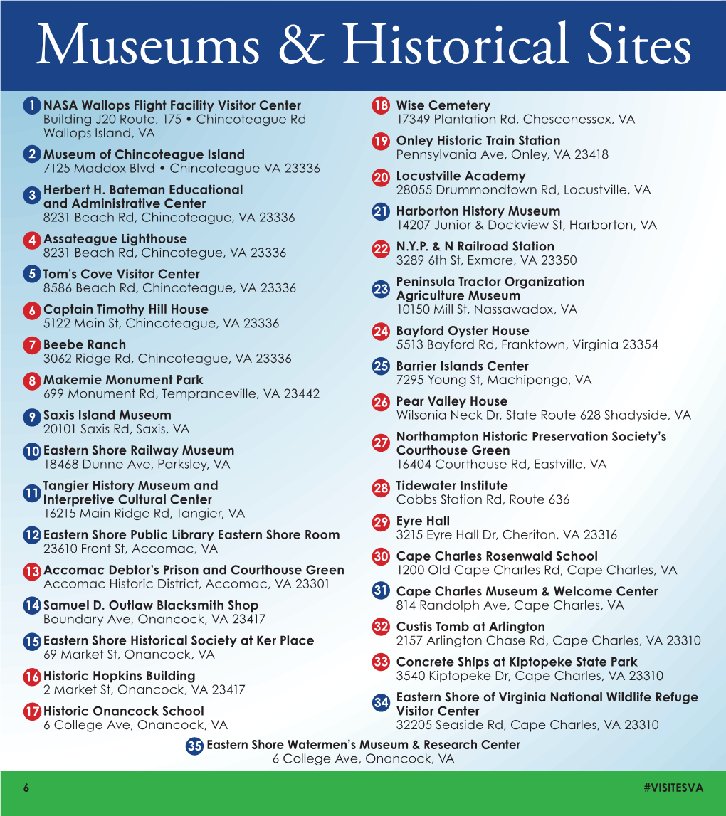 Museums & Historical Sites