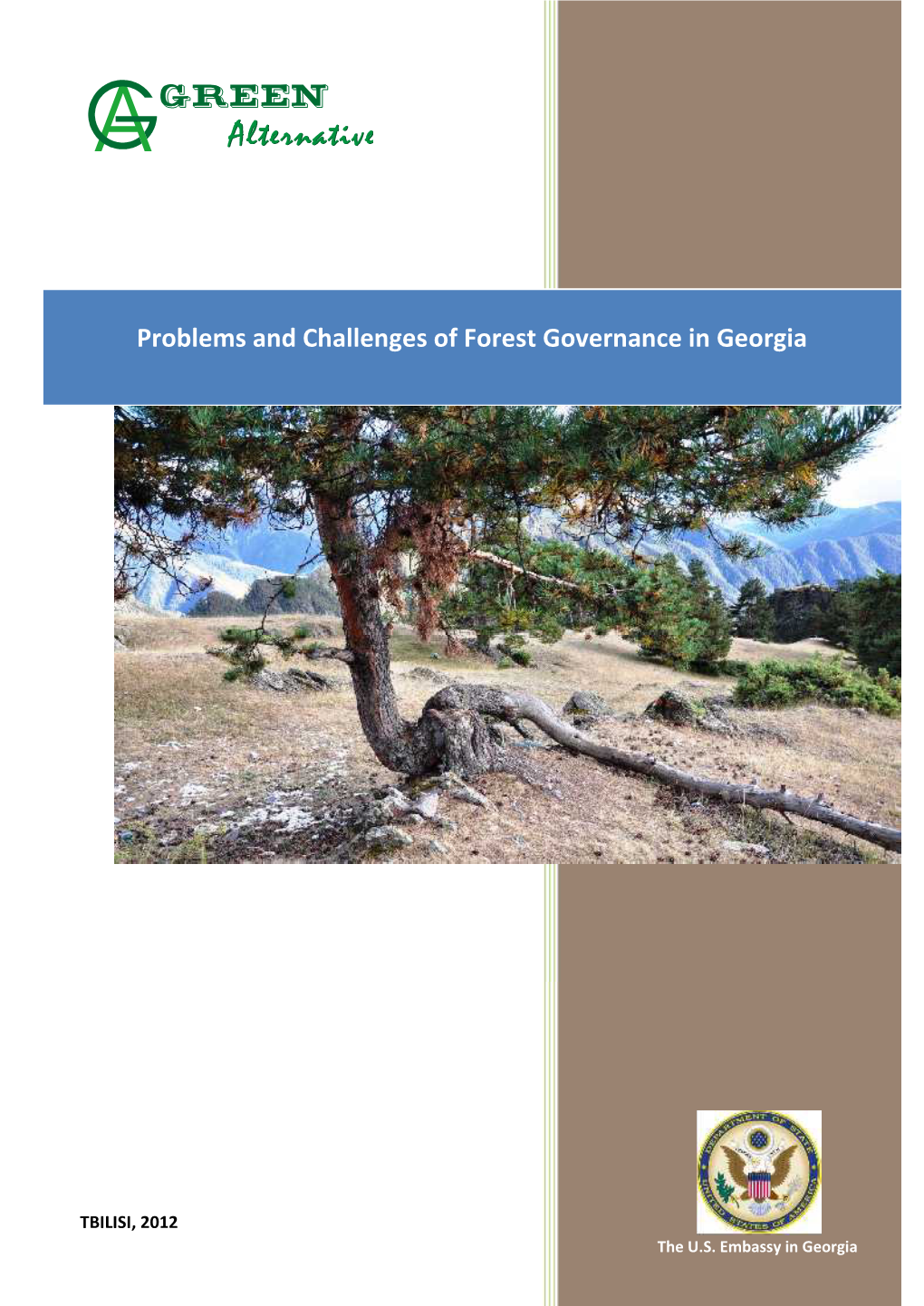 Problems and Challenges of Forest Governance in Georgia