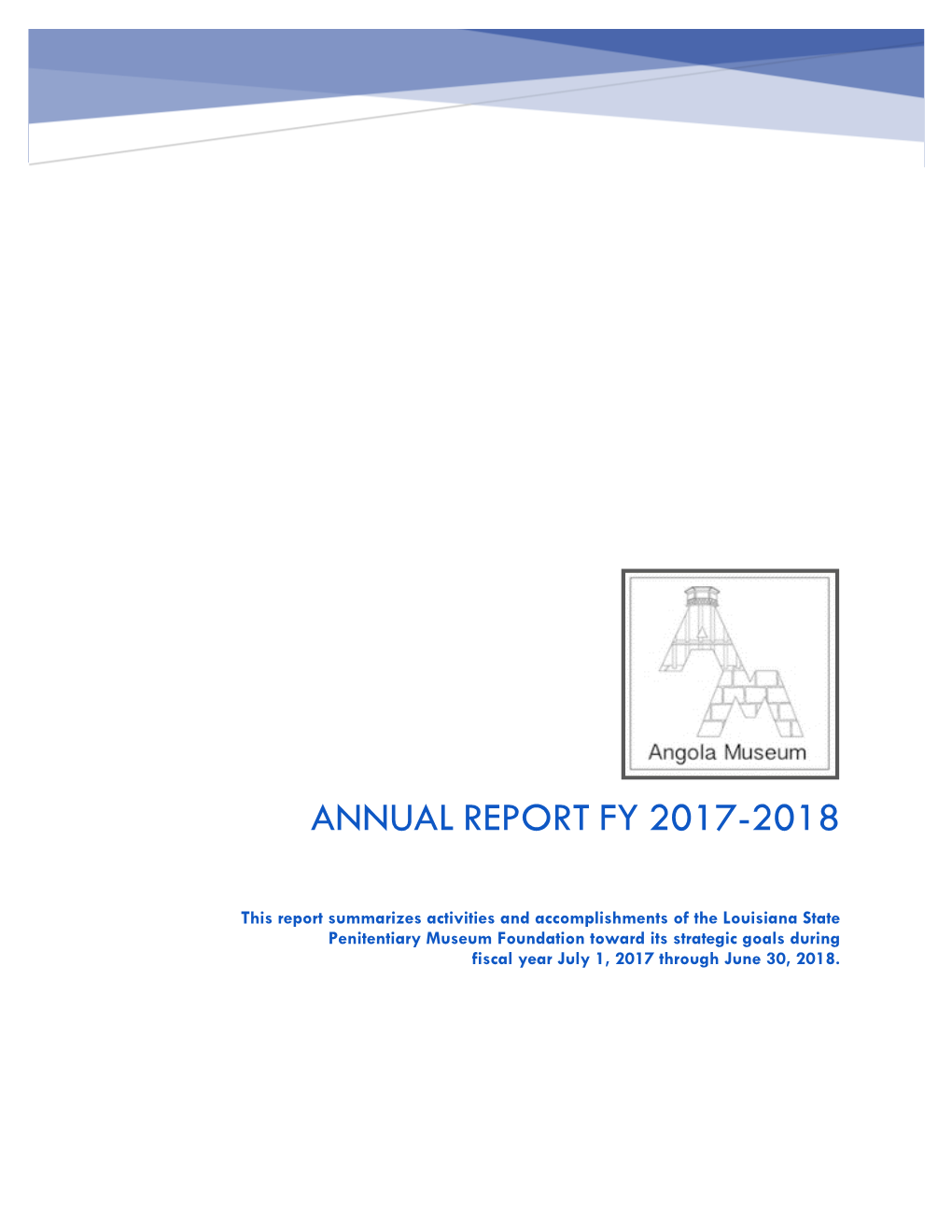 Annual Report Fy 2017-2018