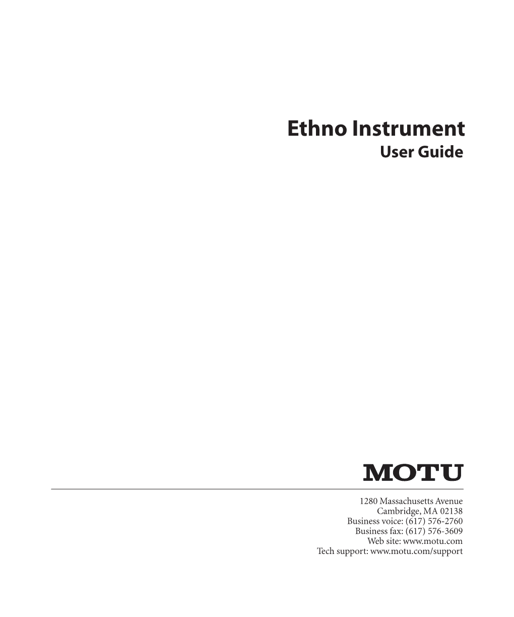 Ethno+Instrument+User+Guide.Pdf