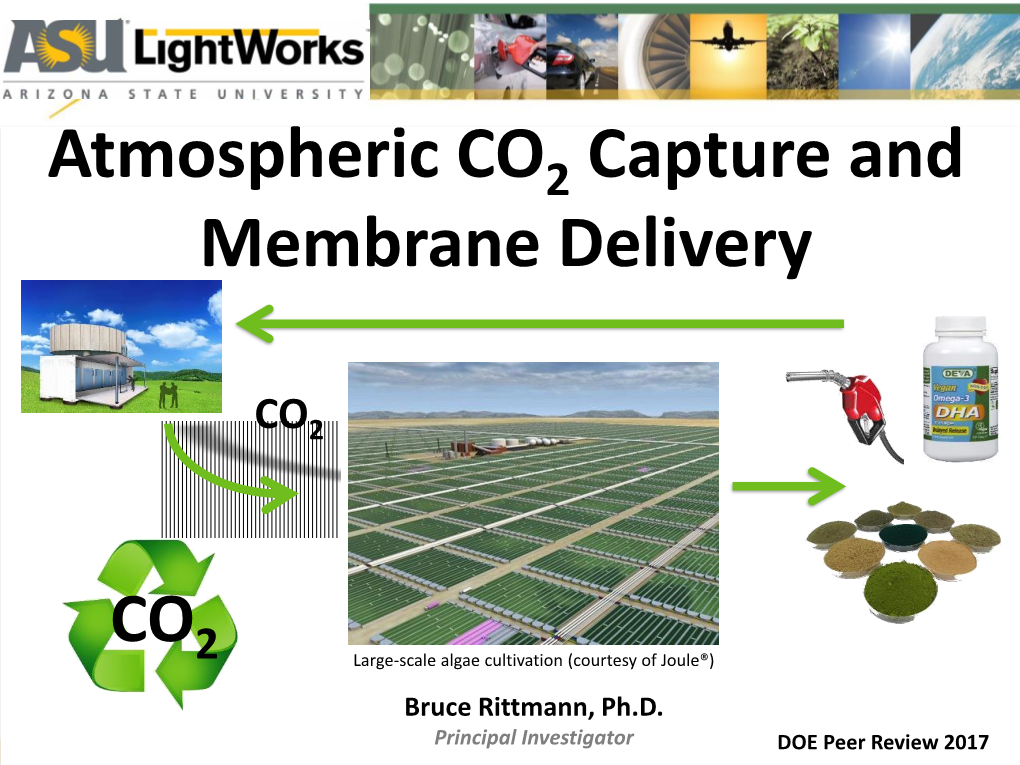 Atmospheric CO2 Capture and Membrane Delivery