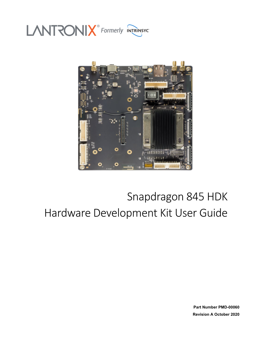 Snapdragon 845 HDK Hardware Development Kit User Guide 2