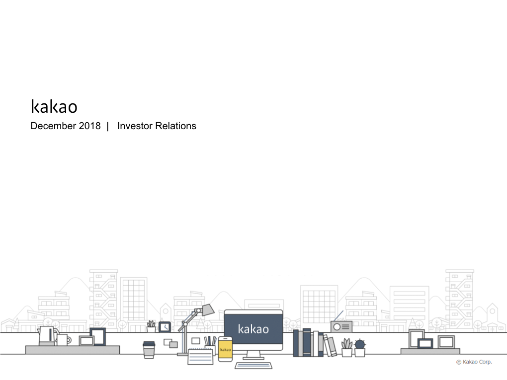 December 2018 | Investor Relations Disclaimer