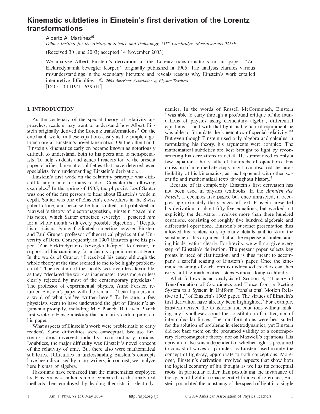 PDF of Lorentz Transforms